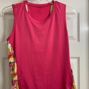 BCG Women's Pink Design Athletic Shirt Size L